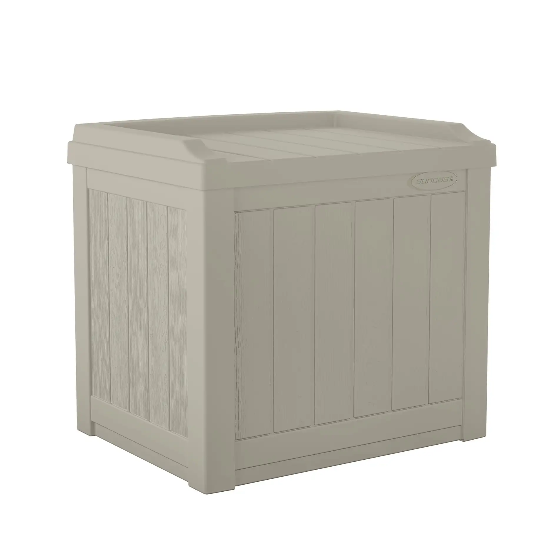 

Outdoor 22 Gallon Resin Deck Box, Light Taupe