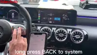 IManAuto беспроводной Apple CarPlay Интерфейс Android авто полный экран для Mercedes Benz A W177 GLA CLA GLB MBUX NTG6.0 с сенсорным экраном