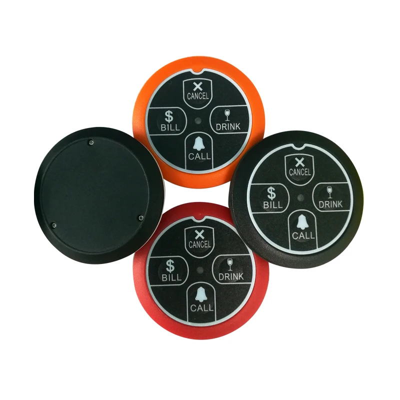 Ycall Restaurant Pager Oproepsysteem Draadloze Ober Horloge Pager Klok Met 10Pcs Waterpijp Belknop