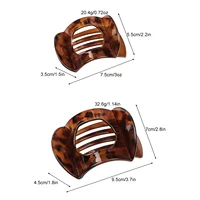 TANPC-Pinces à cheveux non ald-ald pour femmes, épingles à cheveux en forme de griffe de canard, barrettes pour filles, grande et petite périphérie vintage, nouveau 5