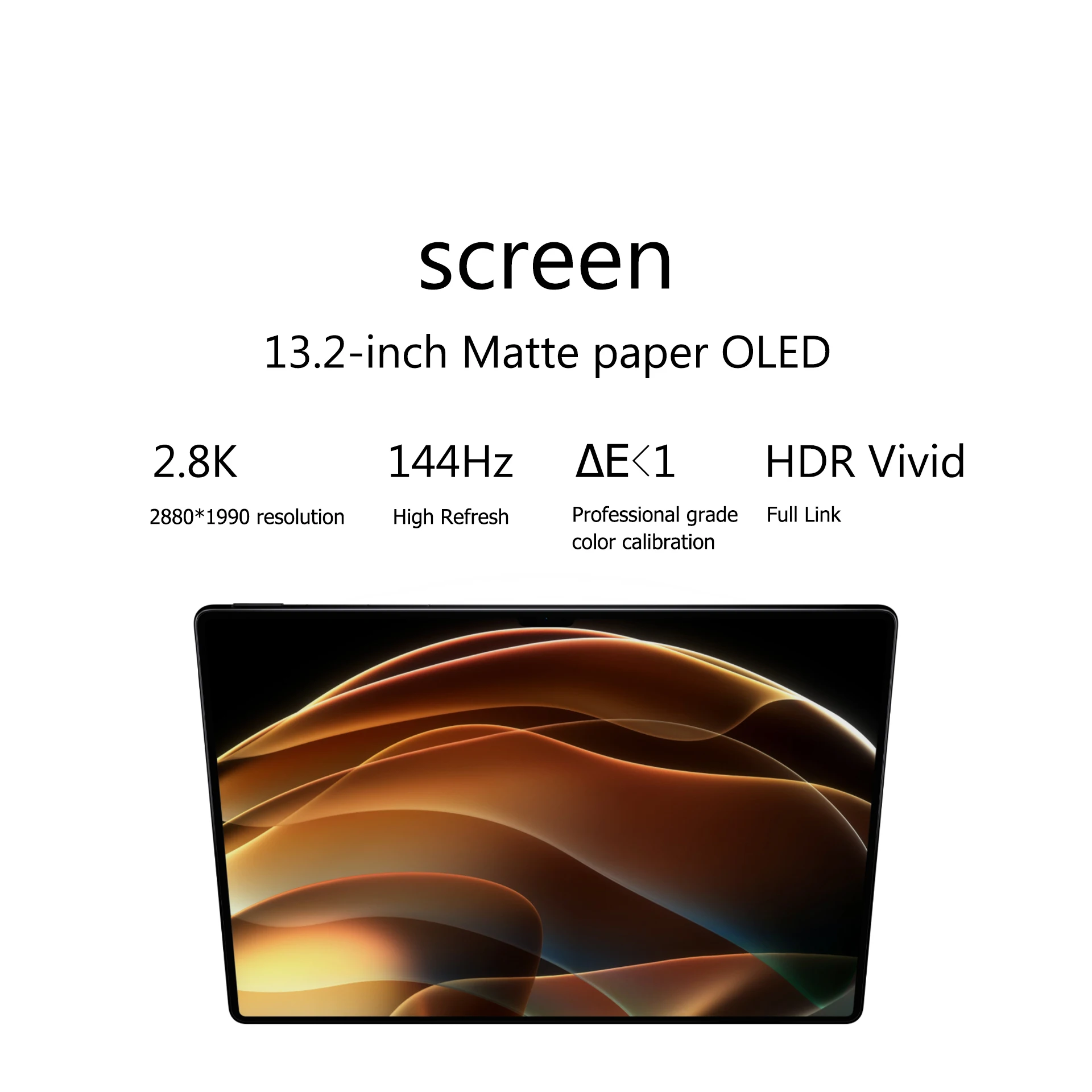 2025 HUAWEI MatePad Pro 13.2 Inch  Matte Paper 2.8k  OLED 144Hz AI Rear camera 50M Front camera 16M 10100mAh 6