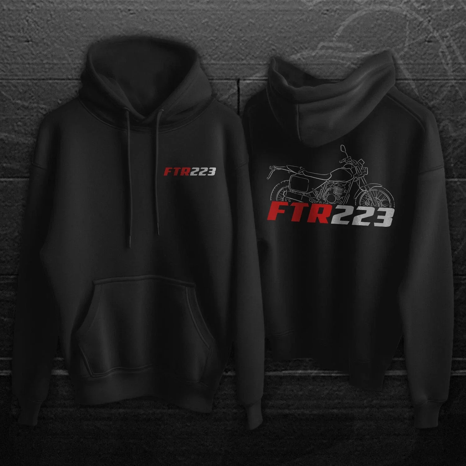 Honda CBR Motorcycle Rider Hooded Sweatshirt