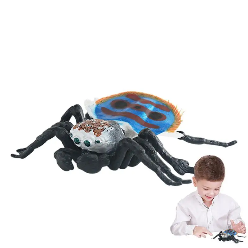 

Большая поддельная реалистичная модель паука, веселая игрушка, страшный реквизит на Хэллоуин, новинка, розыгрыши, искусственное украшение