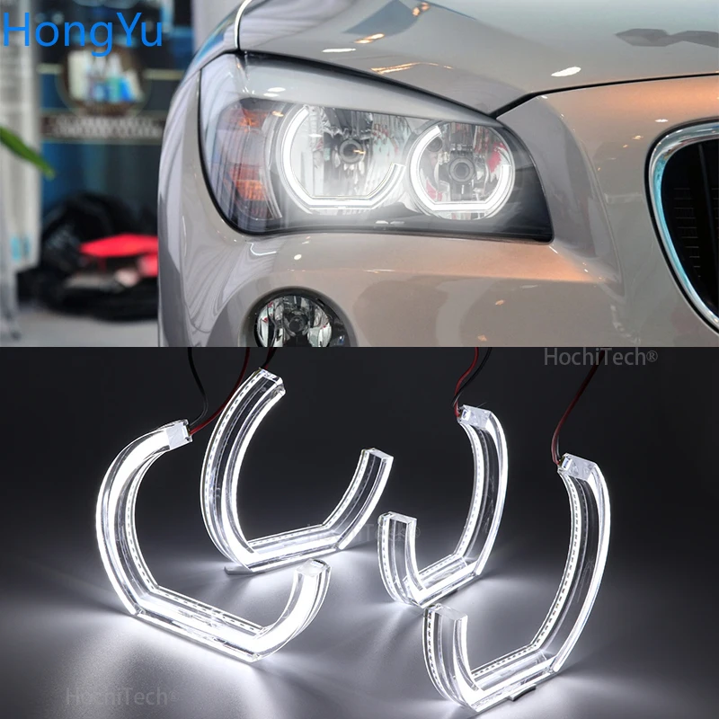 

For BMW X1 E84 2009 - 2015 Halogen headlight Excellent DTM Style Ultra bright led Angel Eyes halo rings Retrofit Accessories