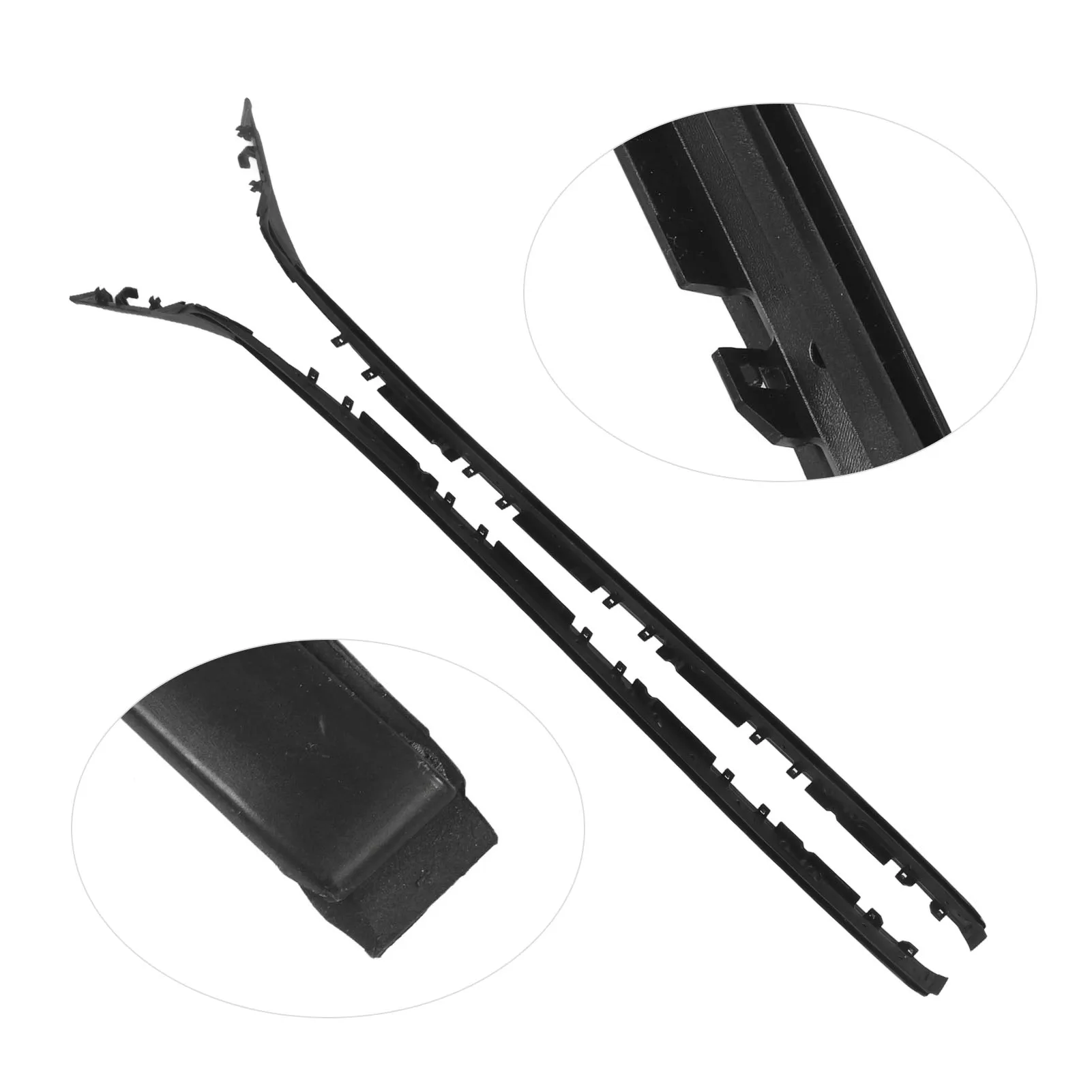 2Pcs Roof Drip Windshield Moulding Kit Left Right 75551-53020 for IS250 IS350 IS-F Windshield Moulding