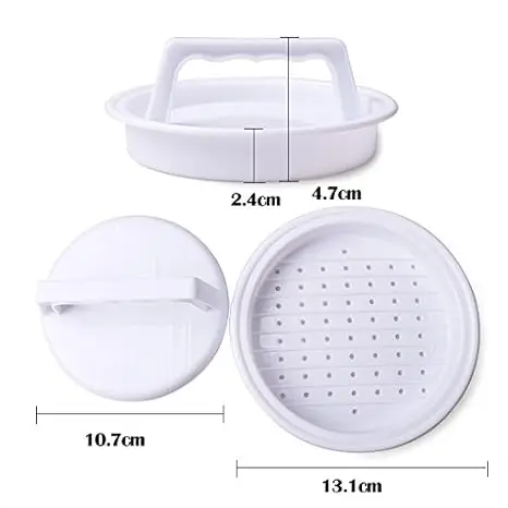 Description Picture 3 of item1pc Burger Press Meatloaf Machine Mold Set, Easy to Use Basic Hamburger Meatloaf Machine Tools