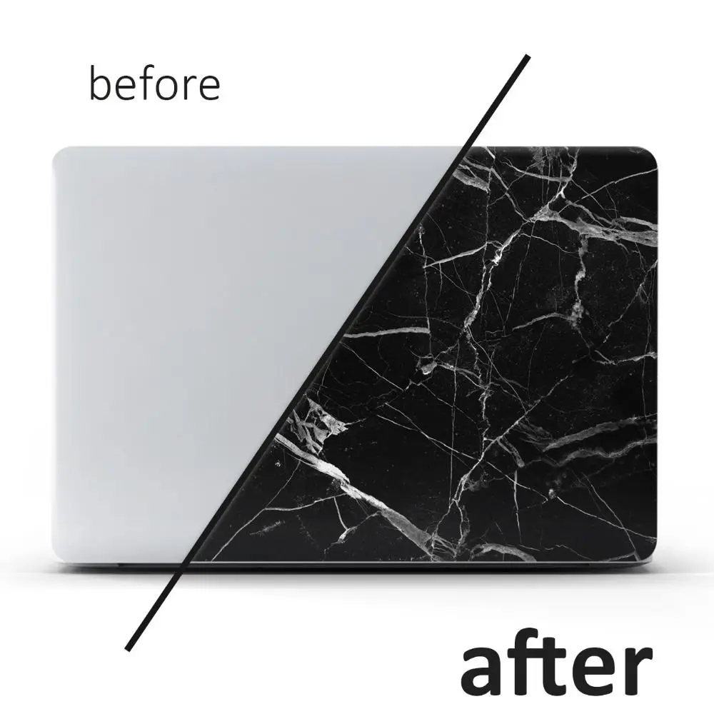 DIY 15inch Laptop Stickers Skins Scratch-proof A+C Side Notebook Computer Cover Skin Waterproof PVC for Macbook/HP/Dell/Lenovo
