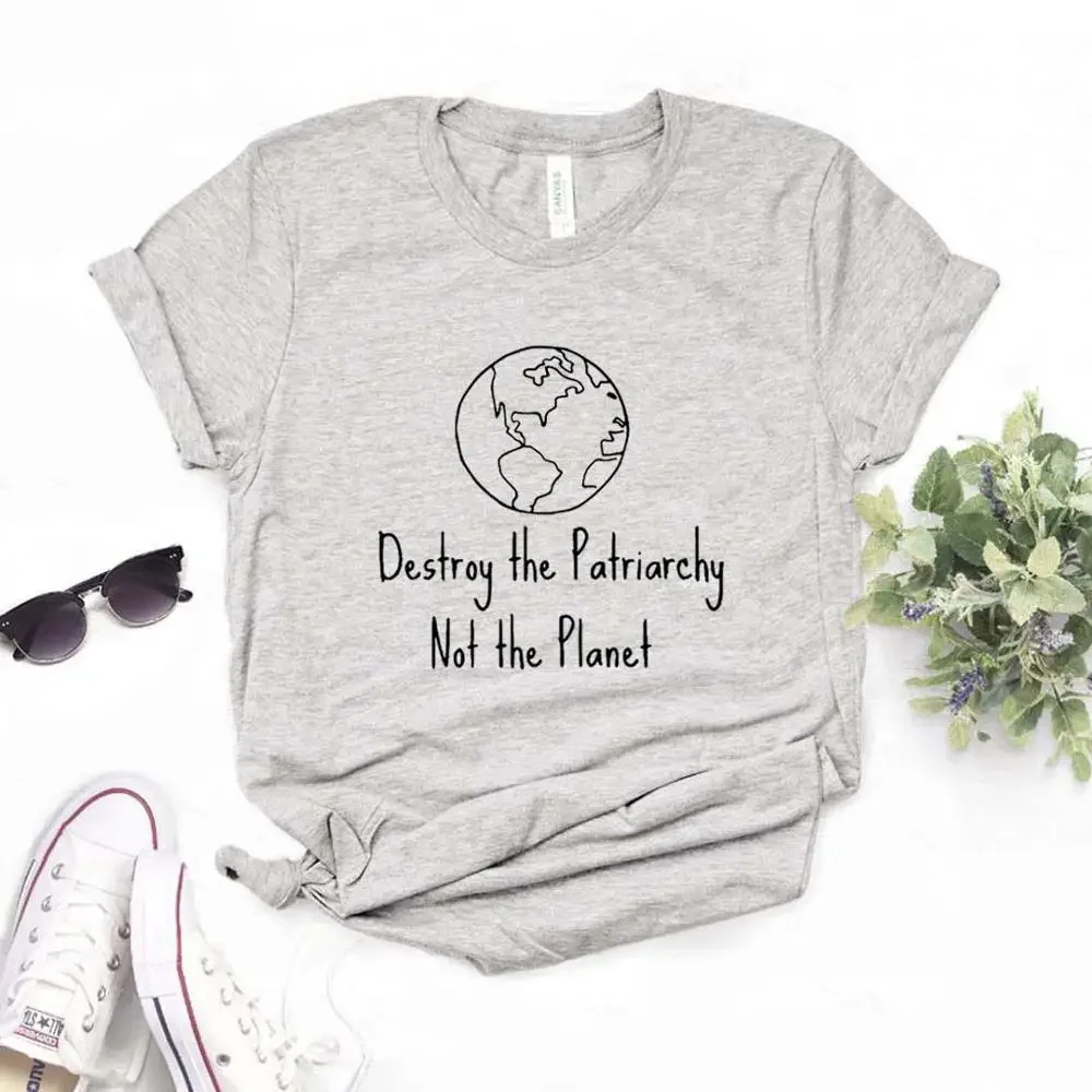 

Футболка женская хлопковая с принтом «разрушить Патриархию», 2024 хлопок