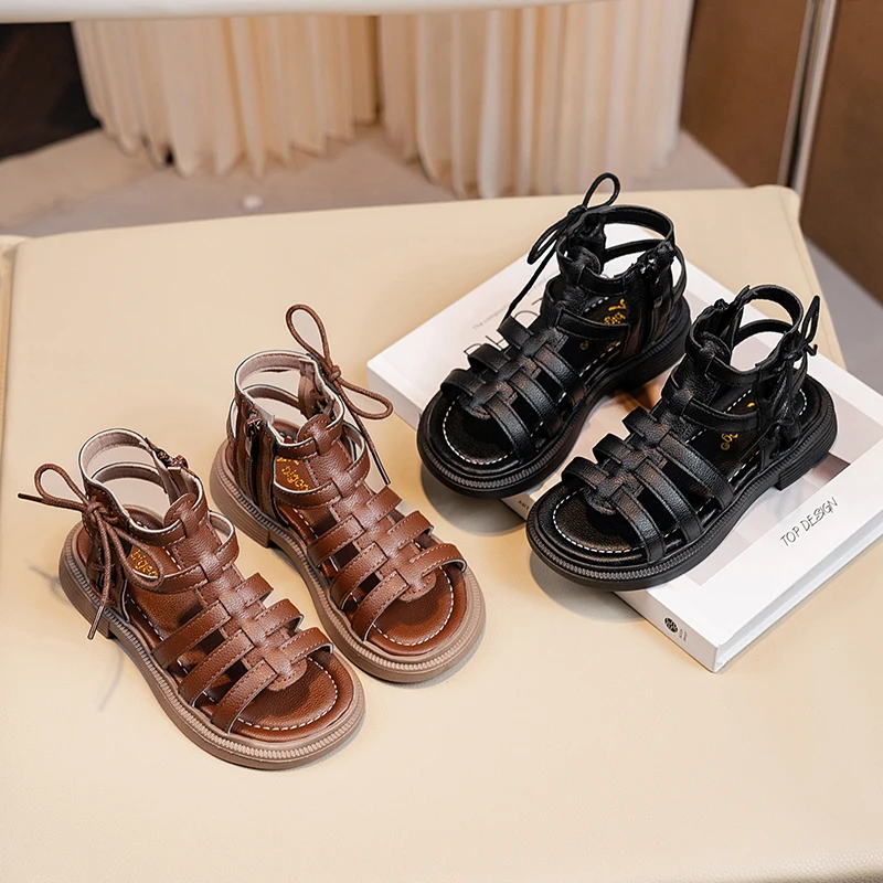 Soft Bottom Anti Slip Girls Princess Beach Sandals