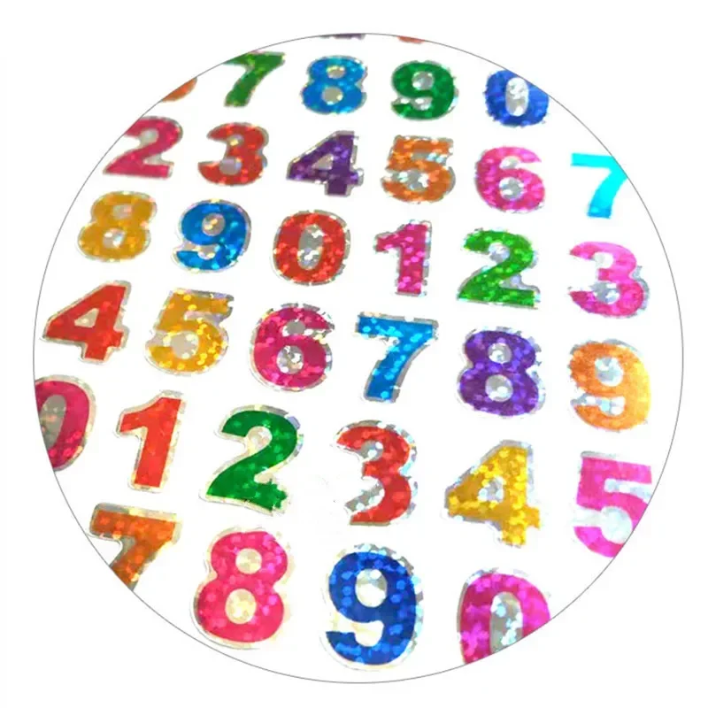 520 Adesivi Alfabeto Colorati In Vinile – Lettere E Numeri Pastello Per Scrapbooking, Decorazione Bicchieri, Cassette Postali E Artigianato Fai Da Te - 2