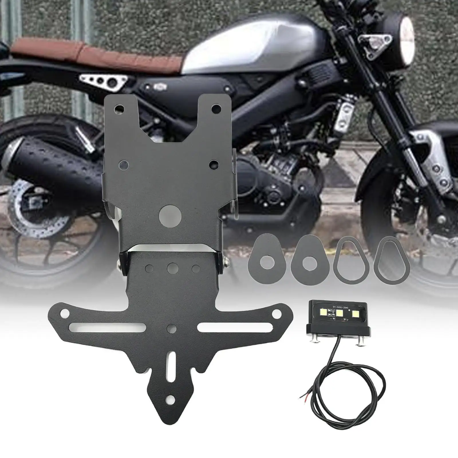 

Держатель заднего номерного знака мотоцикла с фотоэлементом для XSR155, простая установка