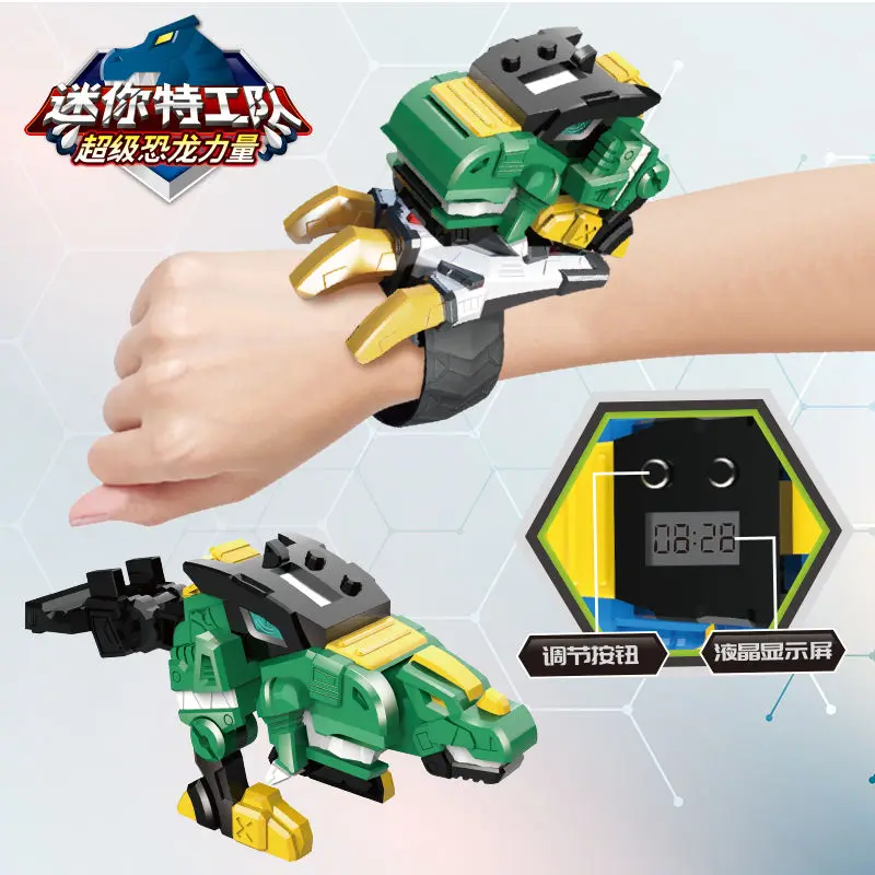 Nuovo Orologio Potere MiniForce X Transformation Super Dinosauro Mini Nuovo Orologio Potere MiniForce X Transformation Super Dinosauro Mini