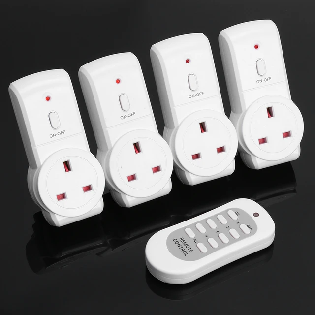 Eu Plugs Wireless Remote Control Power Outlet Plug  Remote Control  Switches Socket - Electrical Sockets - Aliexpress