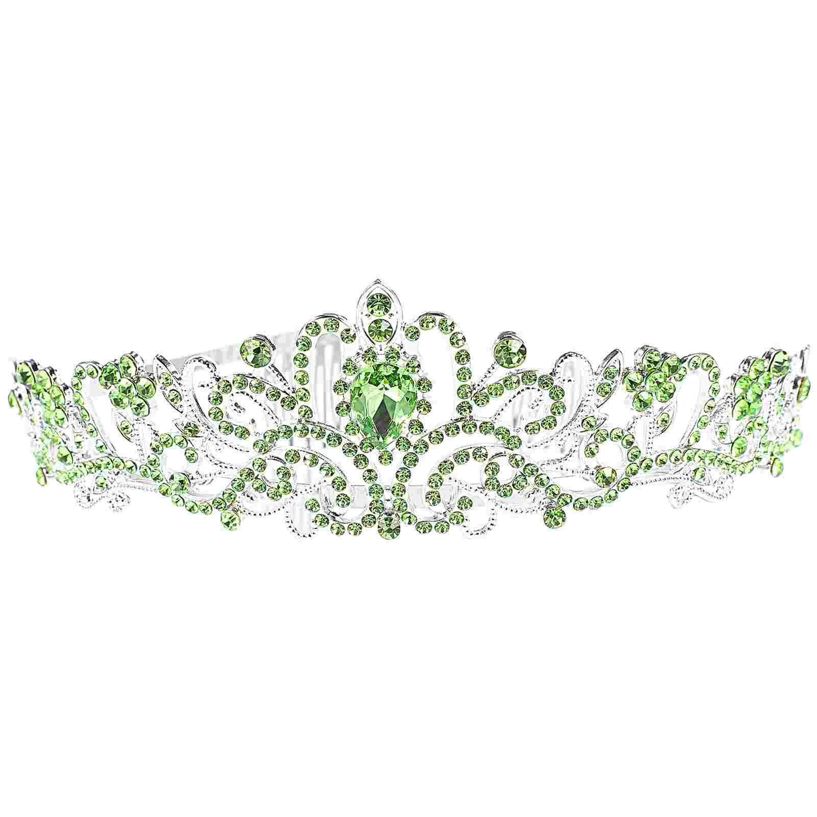 

Bridal Crown Rhinestone Vintage Decor Retro Alloy Hair Accessories Baroque Miss