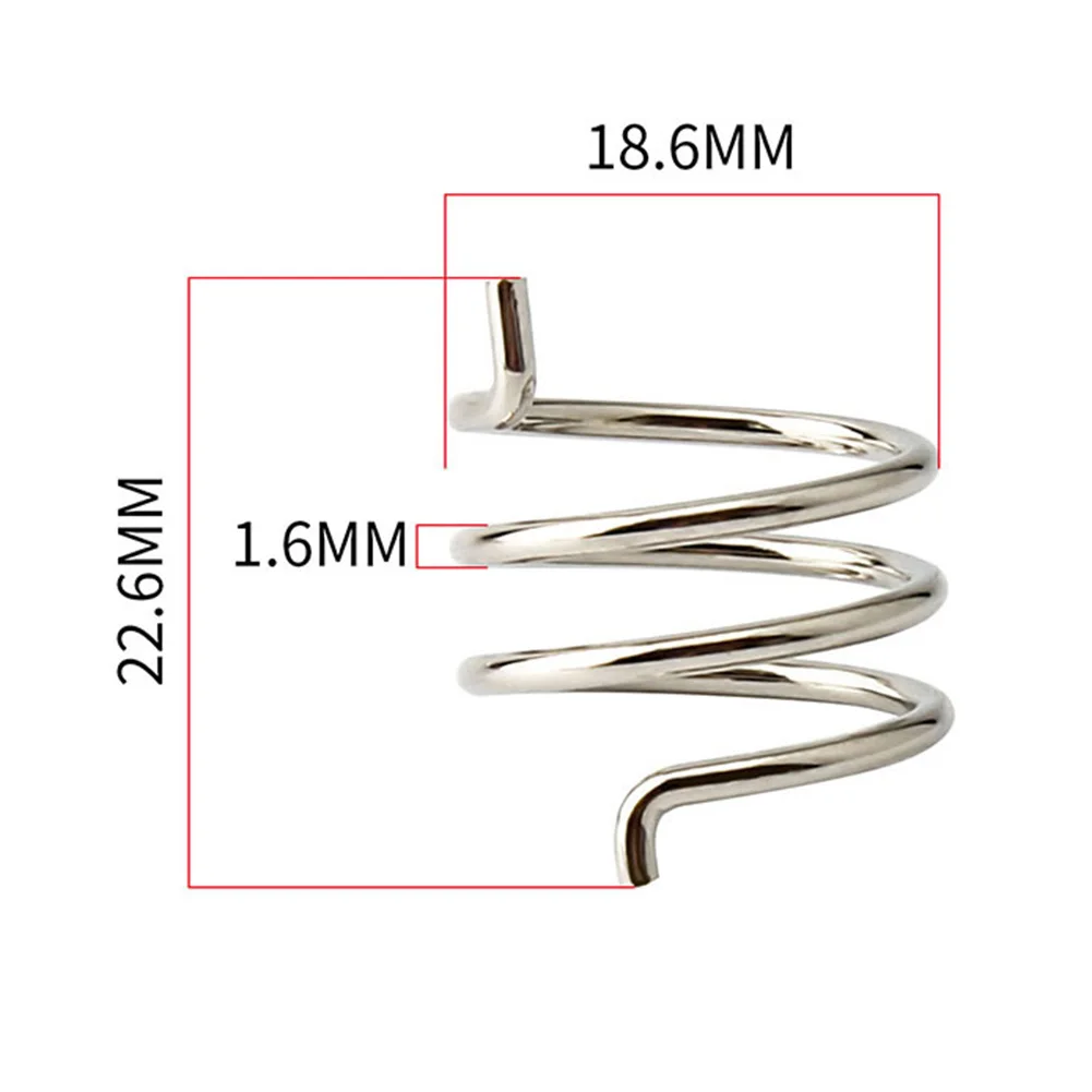 

Brand New Disc Brake Spring Caliper Circlip Cycle Disc Brake MTB Spring Steel With Chrome Plating 22.6mm*18.6mm