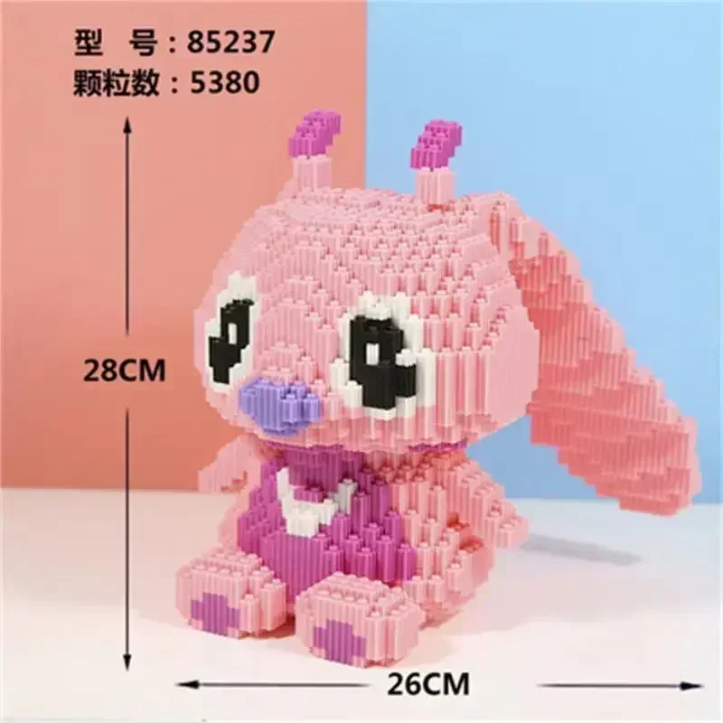 New Disney Building Block Stitch Giant Stitzer Assembly Toy Children's Birthday Gift Puzzle Desktop Decoration Fast Delivery 5
