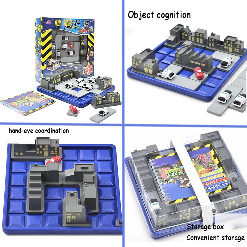 Kids Car Model Maze Parking Adventure Brain Game Montessori Intelligence Logical Thinking Training Strategy Game Educational Toy 5