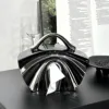 Light luxury ceramic handbag tissue box, living room household paper box, creative tissue storage design 2