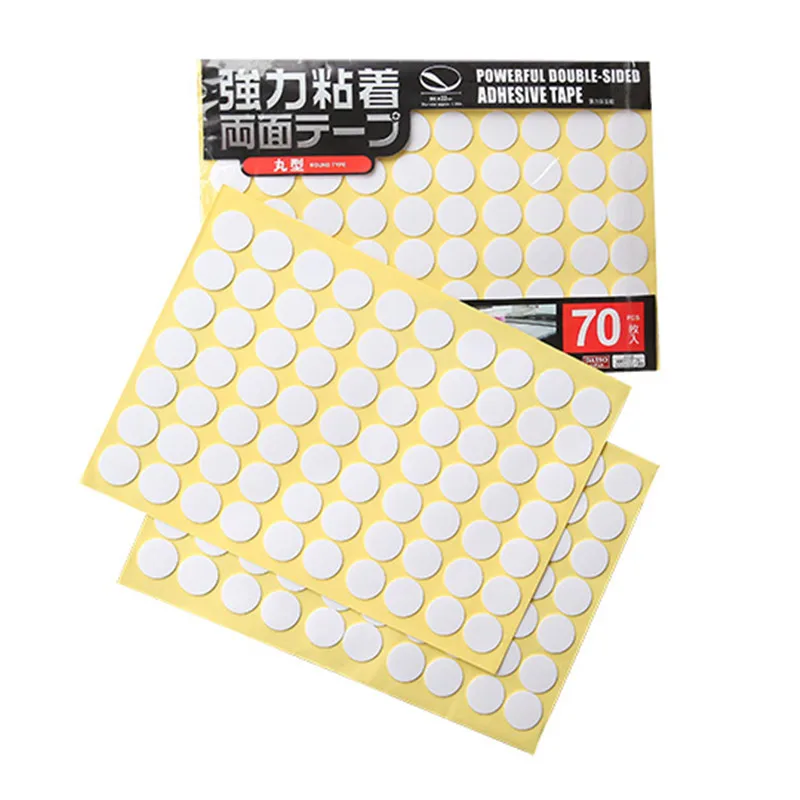 100pcs Double Sided Dots Tape Clear Sticky Tape Reusable Transparent No  Traces Adhesive Stickers Nano Gel