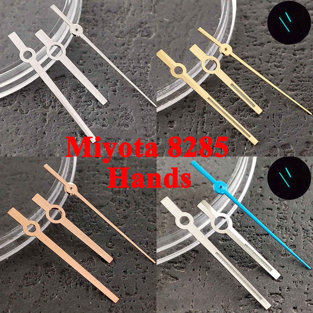 Miyota 8285 Hands Watch Hands Green Luminous Silver Gold Rose Miyota 8285 Movement Watch Parts accessories