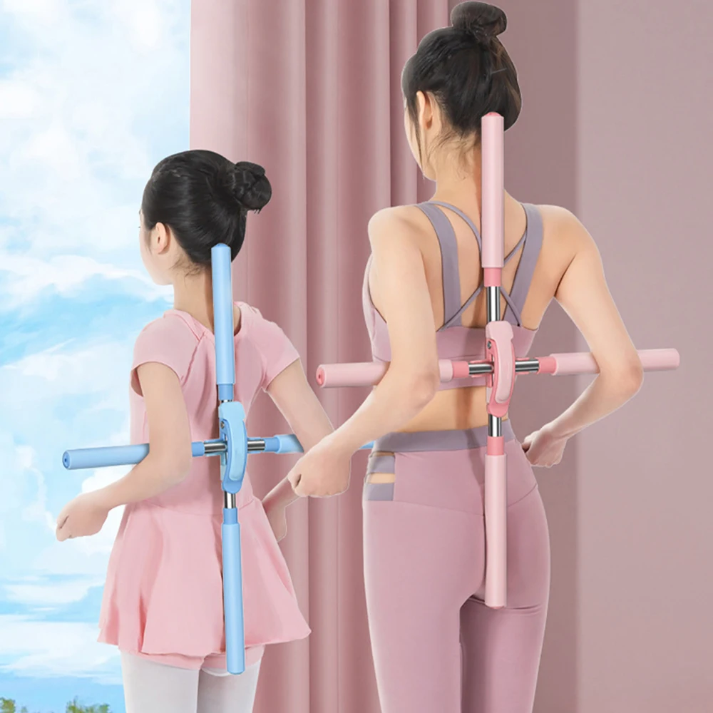Pilates Fitness Bar Yoga Stick Posture Corrector Hunchback Training Home Gym Accessories
