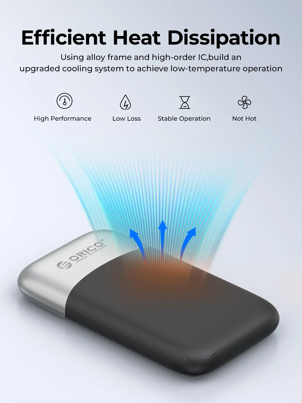 ORICO 1TB 外付け SSD 最大 2000MB/s ポータブル ソリッド ステート