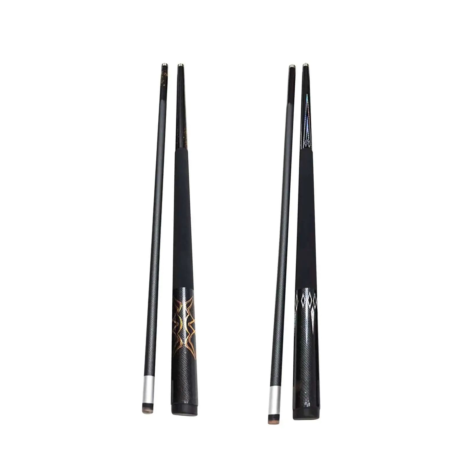 

Snooker Pool Sticks 58 Inch, 1/2 Billiard Pool Cue, Made of Carbon Fiber, No Deformation Or Cracking, Nice Balance and Weight