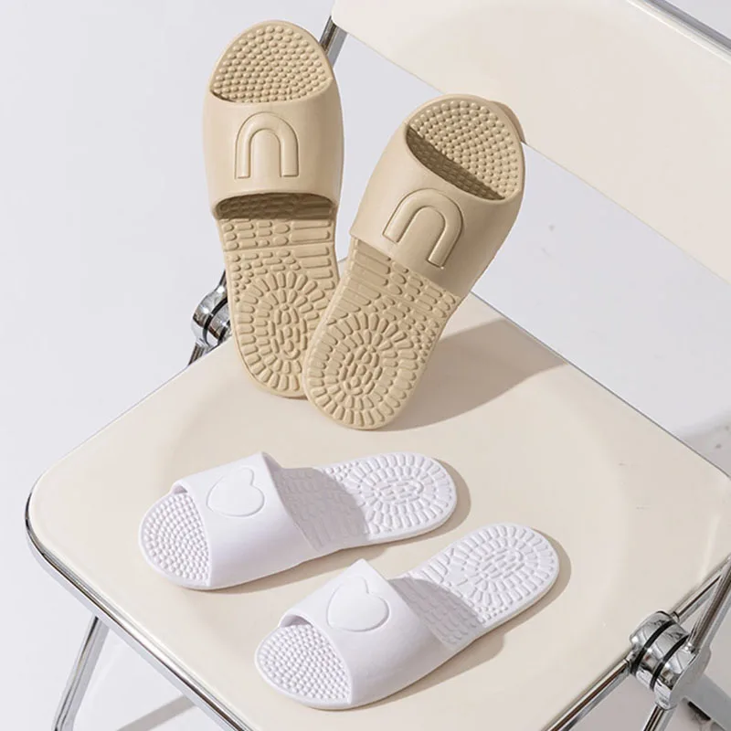 Lightweight Travel Slippers Women 2025 Summer Open Toe Soft Eva Bathroom Slides Woman Comfort Casual Non-Slip Flip Flops Ladies 4