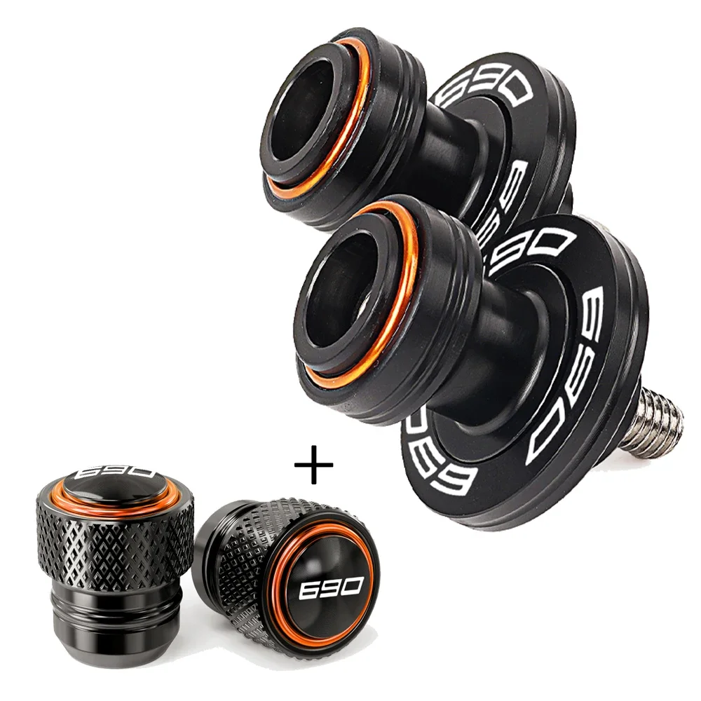 Motorcycle Swingarm Spools Slider Stand Screws Valve Caps - Premium Quality Accessories