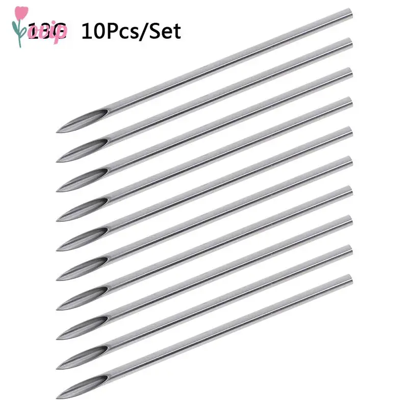 

10pcs/set Disposable Tattoo 12g/14g/16g/18g/20g Piercing Needles For Navel Nipple Ear Nose Lip Tattoo Piercing Needles Kit Tool