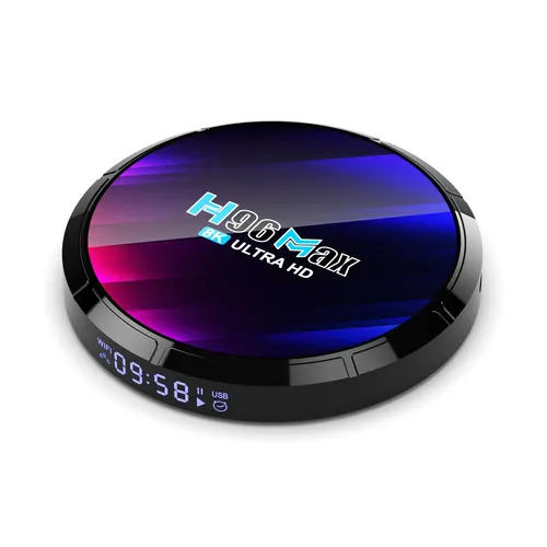 안드로이드 셋톱 TV 박스, 디코딩 및 재생, 4K 비디오 지지대, 2.4G, 5.8G, WiFi6, BT5.0, 8K, 24Fps, H96MAX, RK3528 4