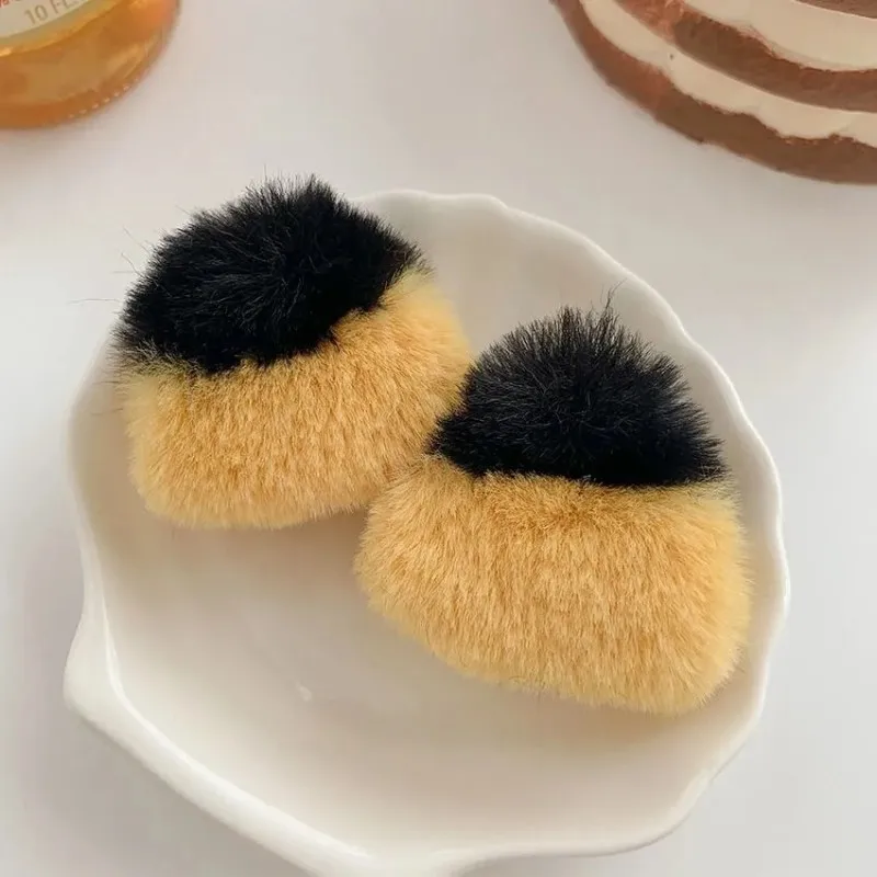 1 paio di orecchie di gatto clip di capelli carino peluche