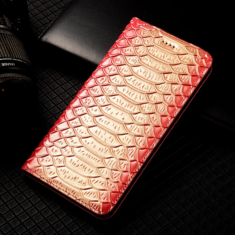 Premium Genuine Leather Flip Wallet Phone Case Cover