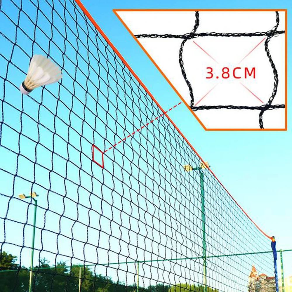 Portable Folding Standard Professional Badminton Net Indoor Outdoor Sports Volleyball Tennis Training Square Nets Mesh