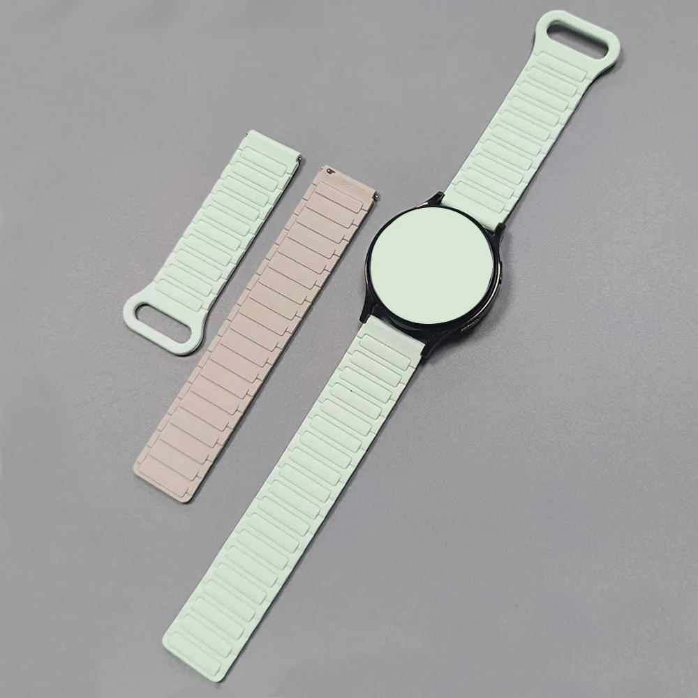 Magnetic Silicone Loop Band for Smartwatches (20/22mm)