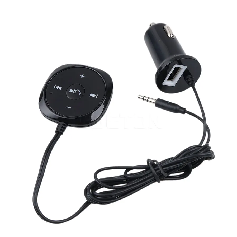 Bluetooth Audio Receiver Handsfree Speakerphone Car Kit Mp3 Aux 5V 2.1A Usb  Car Charger Drop Shipping
