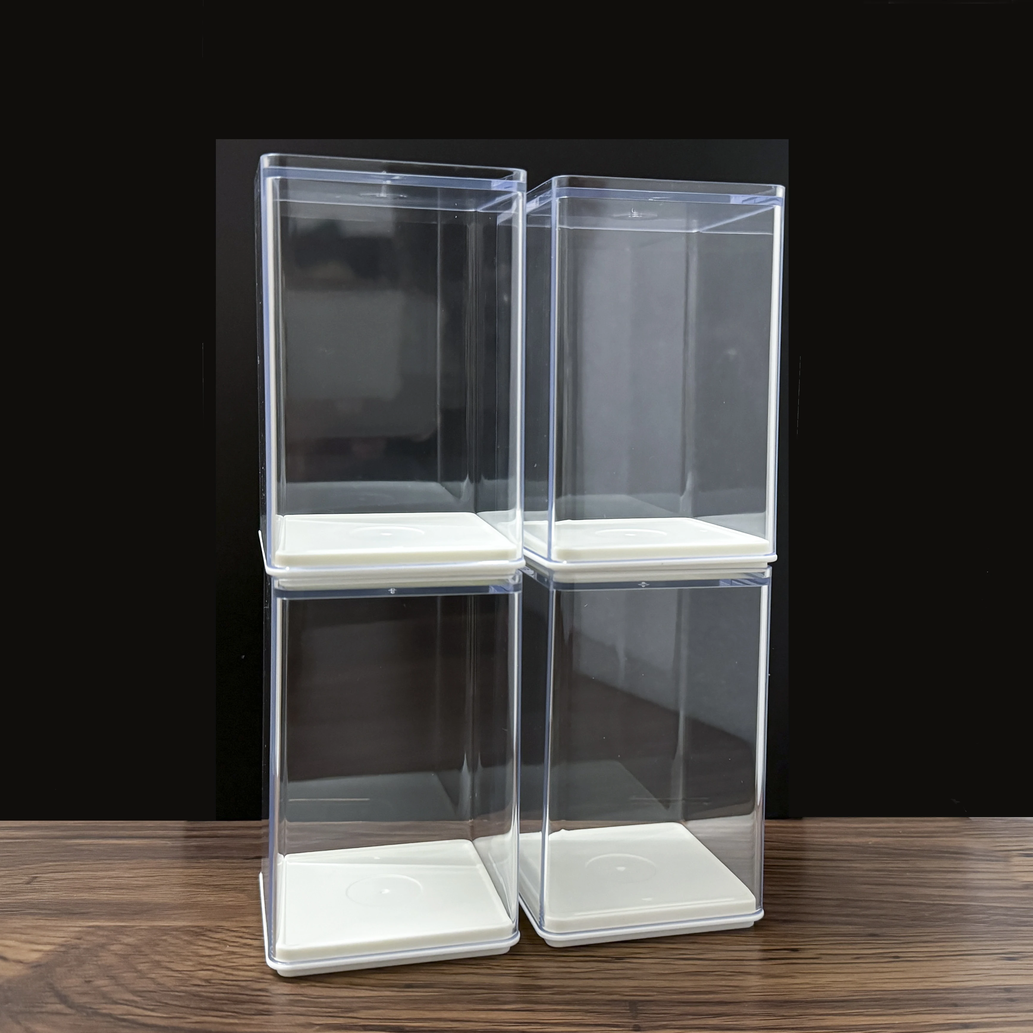 For Pop Mart Box Storage Display Stand Acrylic Figure Display Box Dustproof Model Collection Cabinet Building Block Model Clear 6