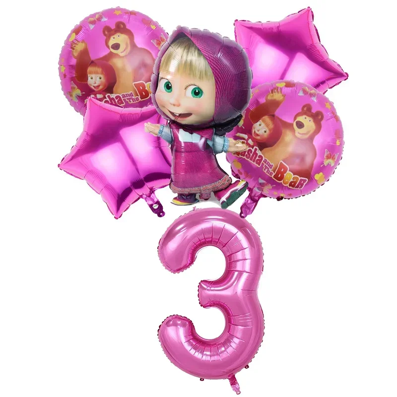 Masha et Michka Anniversaire, 23 Pcs Masha Bear Décoration Anniversaire  Fiol Ballon, Masha et Michka Bannières de Anniversaire Ballon Masha et  Michka Joyeux Anniversaire Aluminium Ballons : : Cuisine et Maison