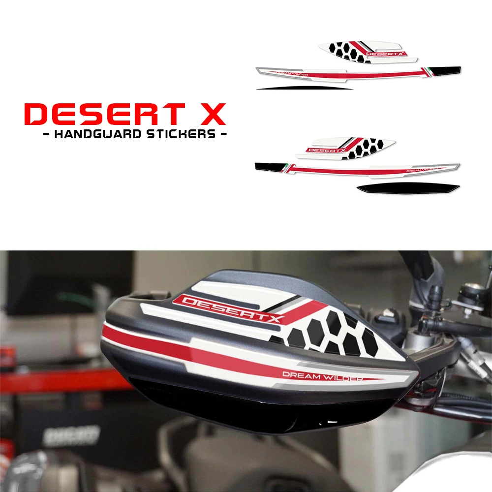 DesertXAccessoriesMotorcycleOriginalHandguard3DStickerfor