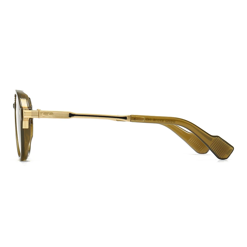 Classic Pilot-Style Aviator Sunglasses with Dual Bridge and Polarized UV Protection