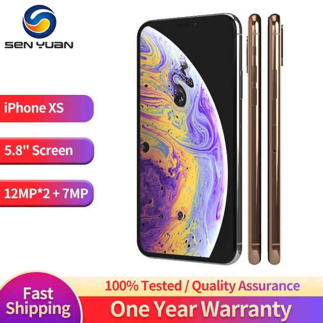 Apple Iphone Xs Mobile Phone Face Id 5 8 4g Lte A12 4g Ram 64gb 256gb.jpg