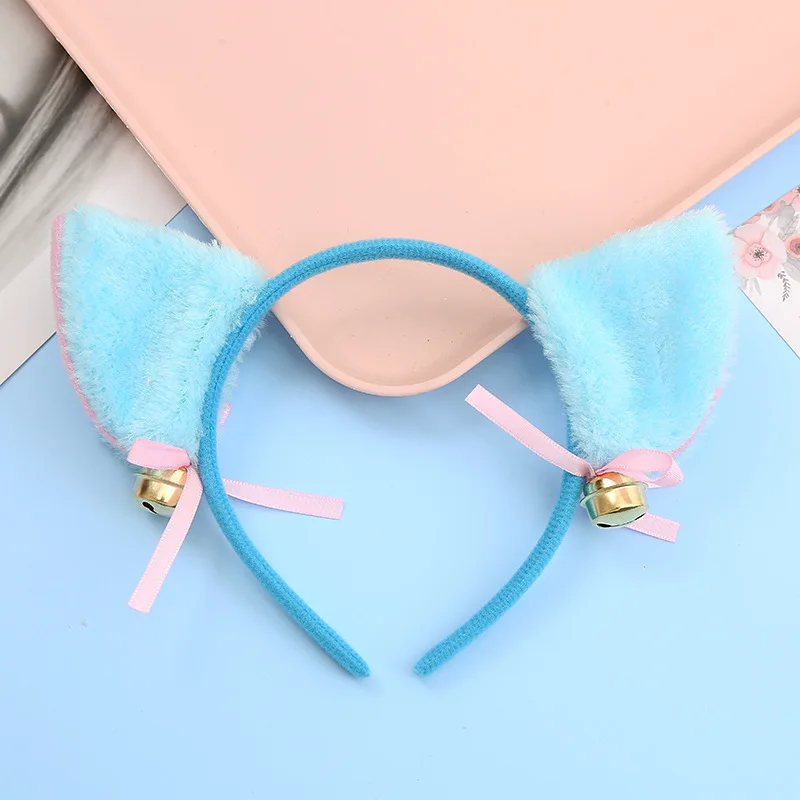 head scarves for women New Lovely Cat Ear Hair Wear Girls Anime Cosplay Costume Plush Hairband Night Party Club Bar Decorate Headbands Hair Accessories flower hair clips Hair Accessories