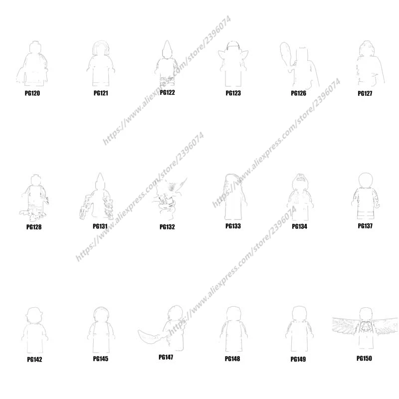 

Фигурки экшн-фигурки, игрушки, детская серия-136 PG120- PG150