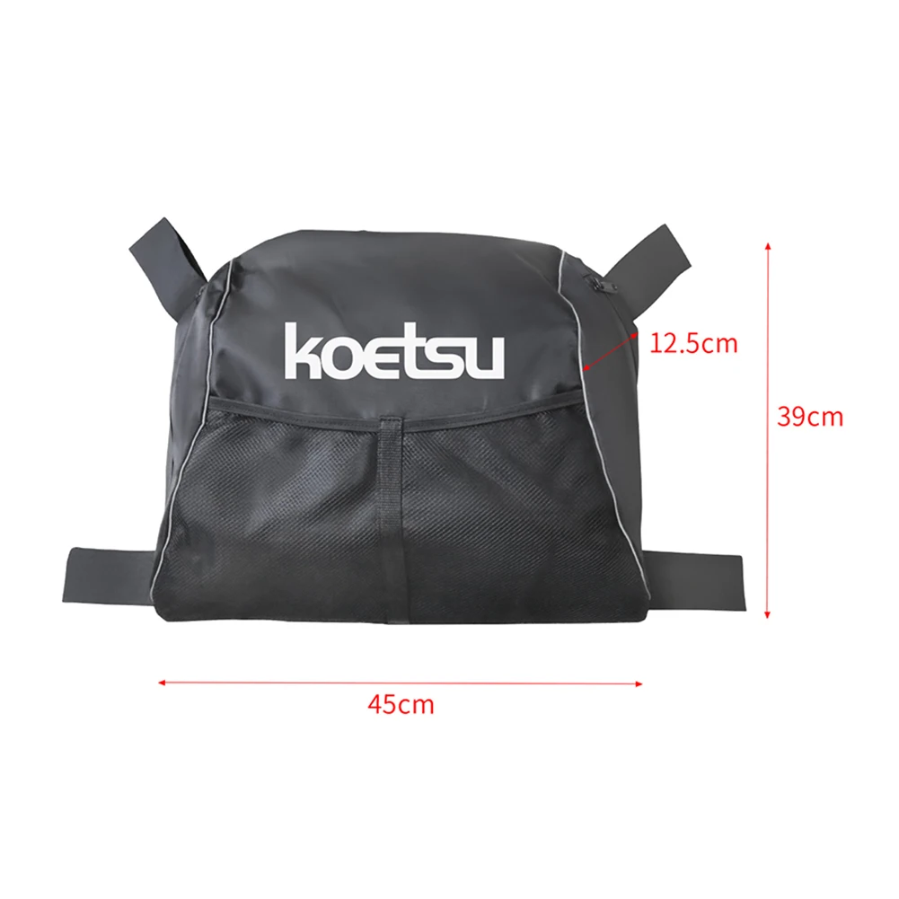 Deluxe Kayak Seat Back Storage Bag with Extra Capacity and Durable Straps