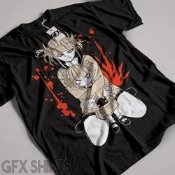 Himiko Toga Anime Cosplay Graphic Tee - XXXL (Black)