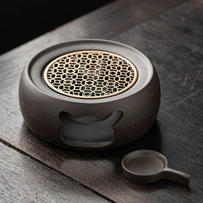 Terracotta Multi-functional Candle Tea Boiling Base Warm Tea Baking Furnace Heating Insulation Furnace