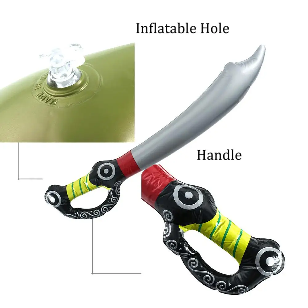 Inflatable 1pcs Kids Toys Water Play Toys Children Toys Wedding Decoration Swim Pool Play Toys Pirate Cutlass Sword Toy 5