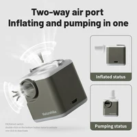 Naturehike – pompe gonflable à air éolien, multifonctionnelle, légère, pour Camping en plein air, Portable, batterie 2400mAh, Rechargeable par USB 6