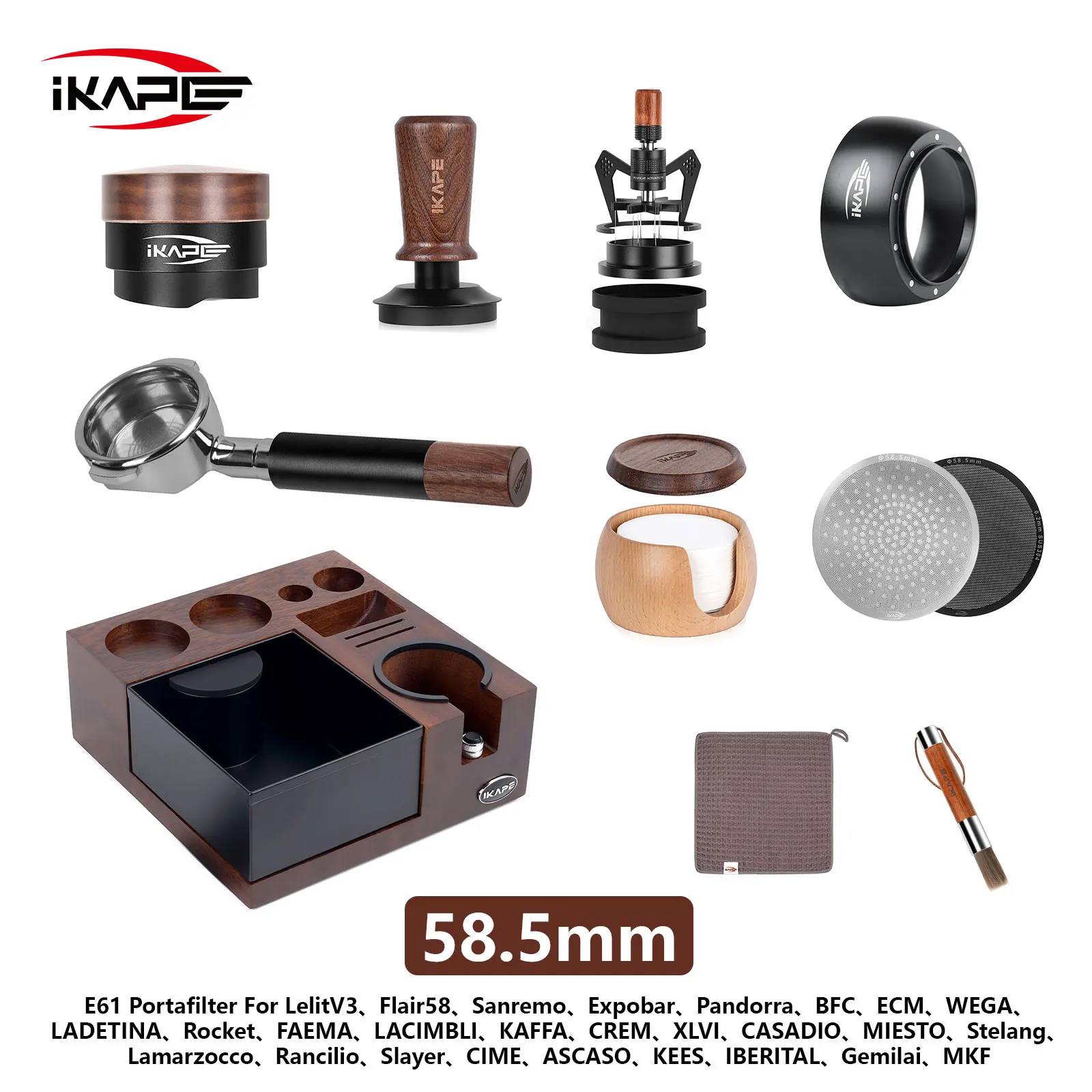 طقم أدوات تحضير القهوة الإيطالية الفاخرة من ايكابي...