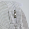Plaid Backpack For Girls Boys Floral Waterproof Nylon Schoolbag Durable Lightweight Book Bag For Students 2